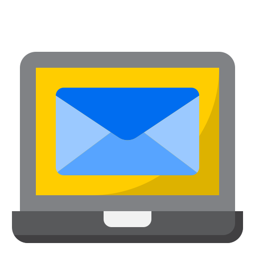 e-mail srip Flat icona