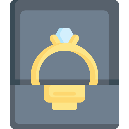 anillo de compromiso Special Flat icono