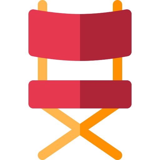 sedia da regista Basic Rounded Flat icona