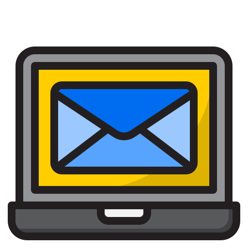 Email srip Lineal Color icon