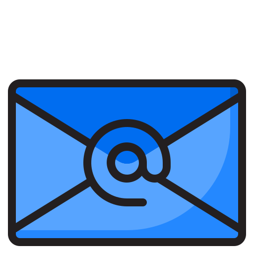 e-mail srip Lineal Color icona