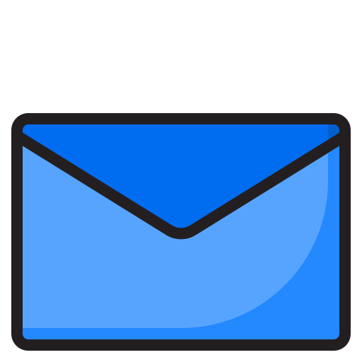 correo srip Lineal Color icono