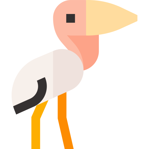 Stork Basic Straight Flat icon