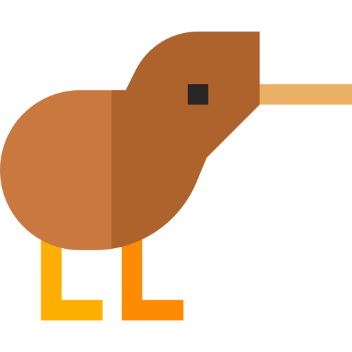 kiwi Basic Straight Flat icoon