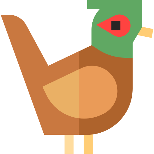 Pheasant Basic Straight Flat icon