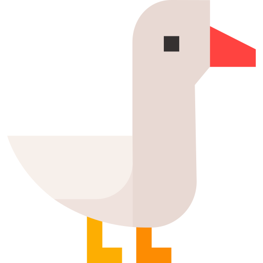 Goose Basic Straight Flat icon