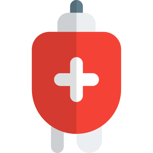 donazione di sangue Pixel Perfect Flat icona