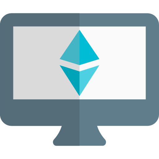 extraction d'ethereum Pixel Perfect Flat Icône