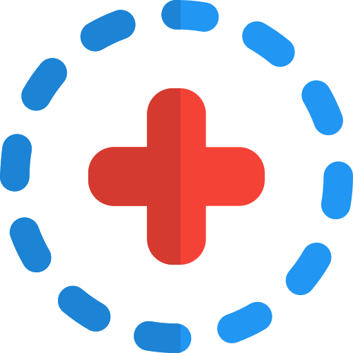 assistenza sanitaria Pixel Perfect Flat icona