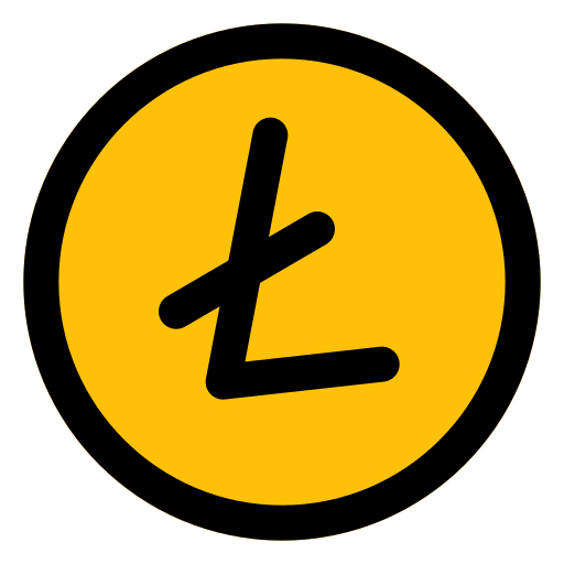 Litecoin Pixel Perfect Lineal Color icon