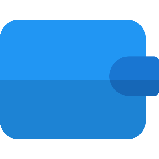 cartera Pixel Perfect Flat icono