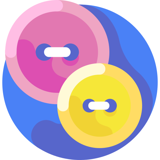 toetsen Detailed Flat Circular Flat icoon