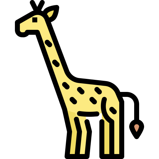 girafe Generic Outline Color Icône