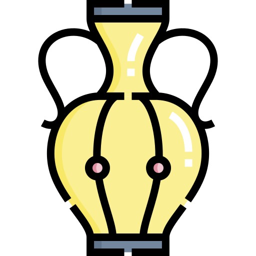 vase Detailed Straight Lineal color Icône