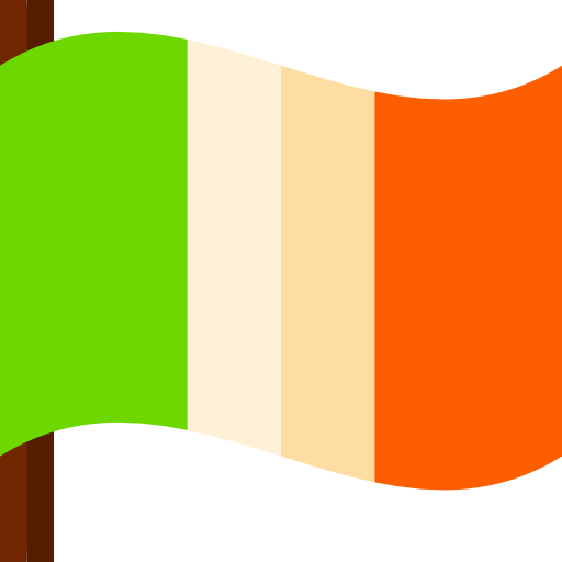 irlande Basic Straight Flat Icône