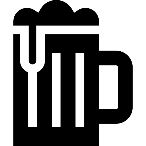 cerveza Basic Straight Filled icono