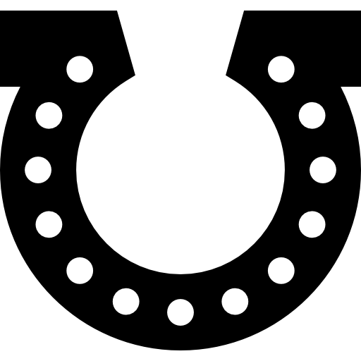 Horseshoe Basic Straight Filled icon