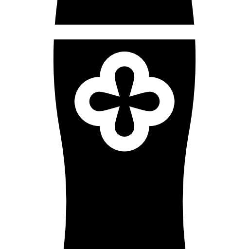 cerveza Basic Straight Filled icono