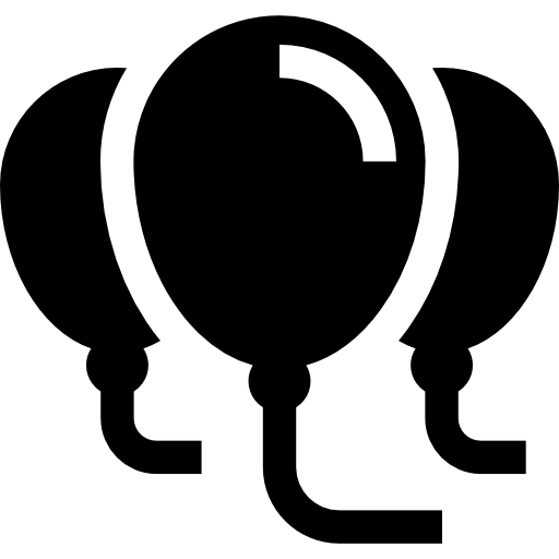 globos Basic Straight Filled icono