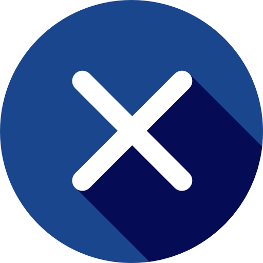 Cross button Alfredo Hernandez Flat icon