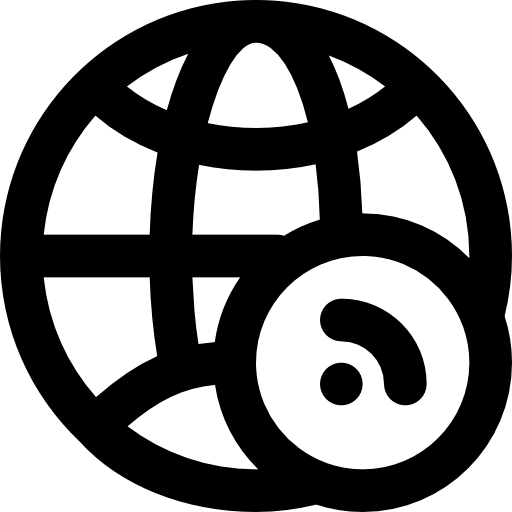세계적인 Basic Black Outline icon