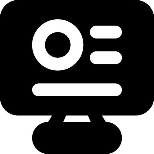 텔레비전 Basic Black Solid icon