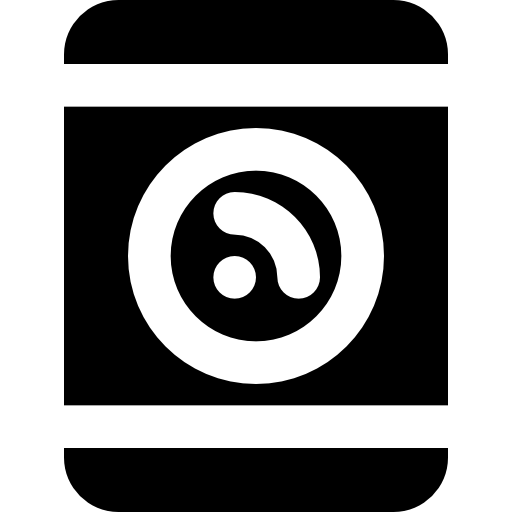 smartphone Basic Black Solid icon