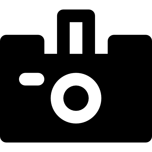 câmera fotografica Basic Black Solid Ícone