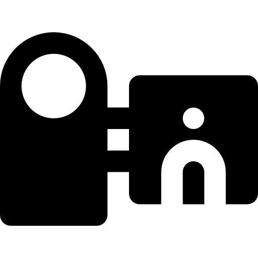 Camcorder Basic Black Solid icon