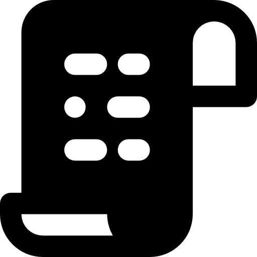 scrollen Basic Black Solid icon