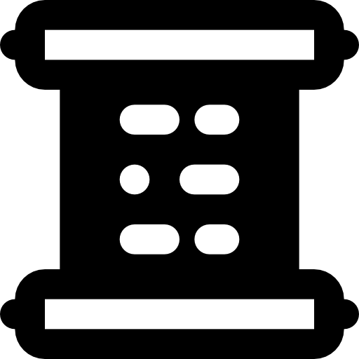 scrollen Basic Black Solid icon