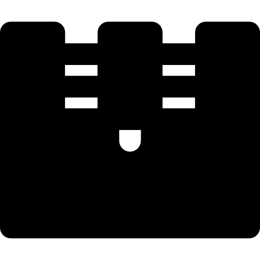 cofre Basic Black Solid icono