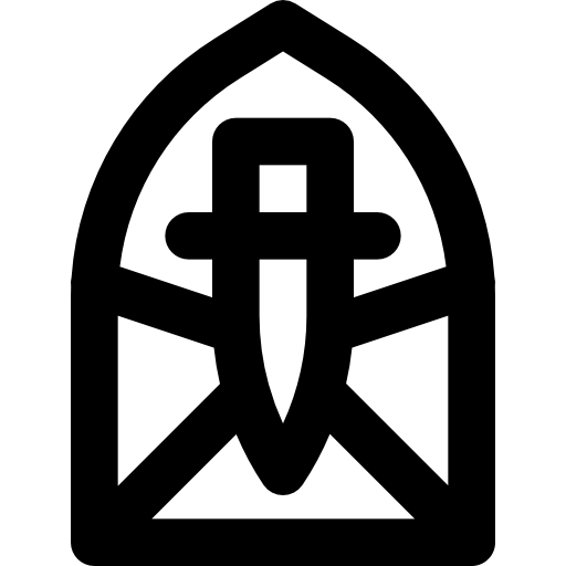 vitral Basic Black Outline icono