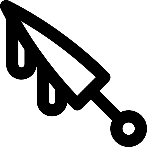 pugnale Basic Black Outline icona