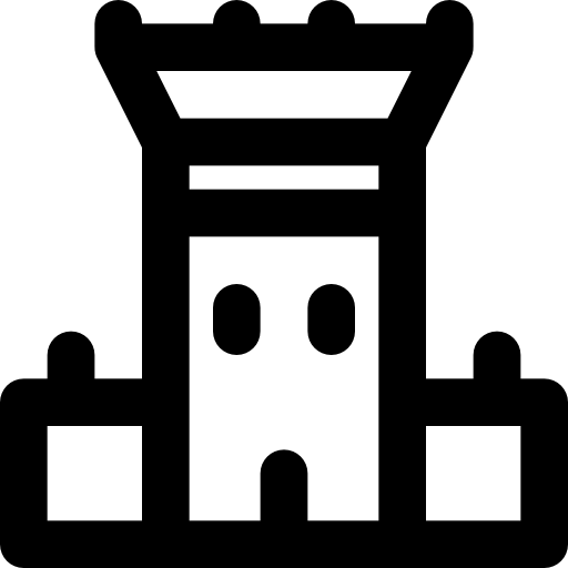 Tower Basic Black Outline icon