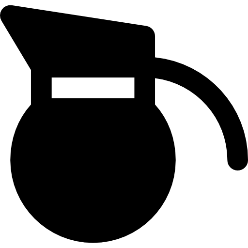 Coffee pot Basic Black Solid icon