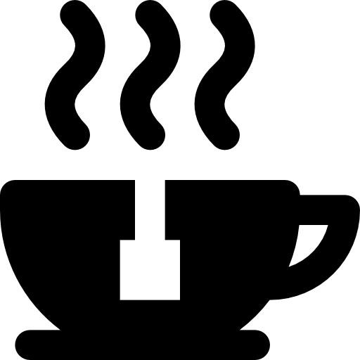 티 컵 Basic Black Solid icon