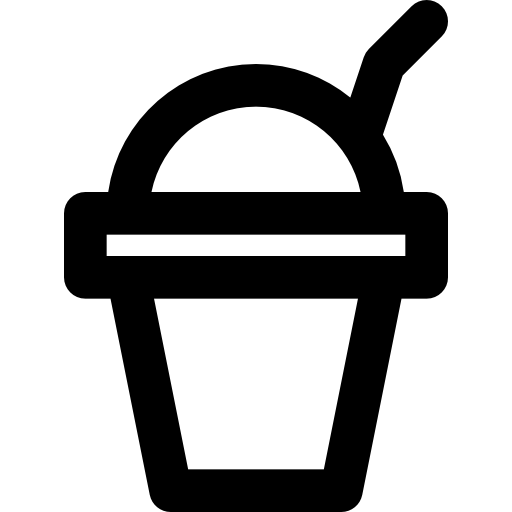 malteada Basic Black Outline icono