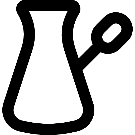 tetera Basic Black Outline icono