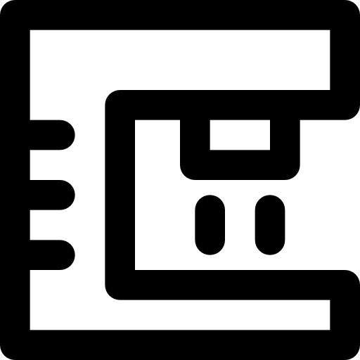커피 머신 Basic Black Outline icon