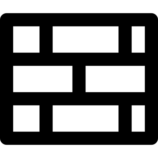 방화벽 Basic Black Outline icon