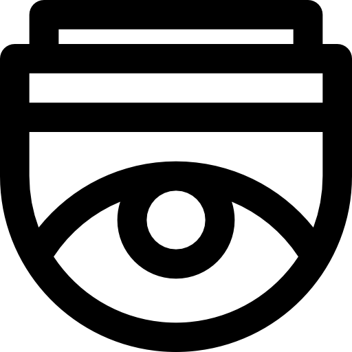 Камера безопасности Basic Black Outline иконка
