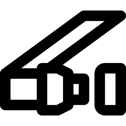gordel Basic Black Outline icoon
