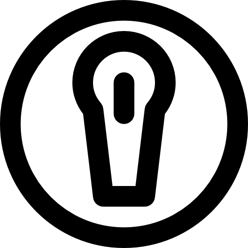 자물쇠 따기 Basic Black Outline icon