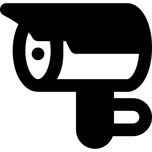 Überwachungskamera Basic Black Solid icon