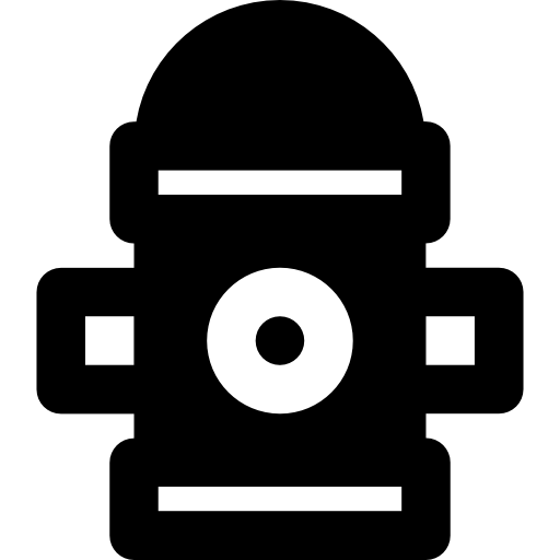hydrant Basic Black Solid icoon