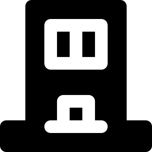 Jail Basic Black Solid icon