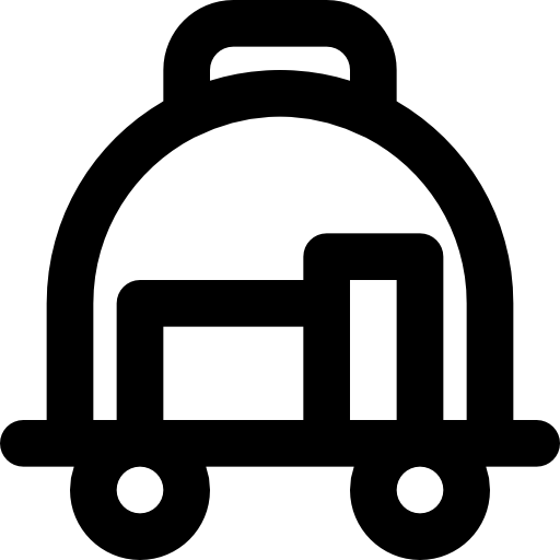 bagaż Basic Black Outline ikona