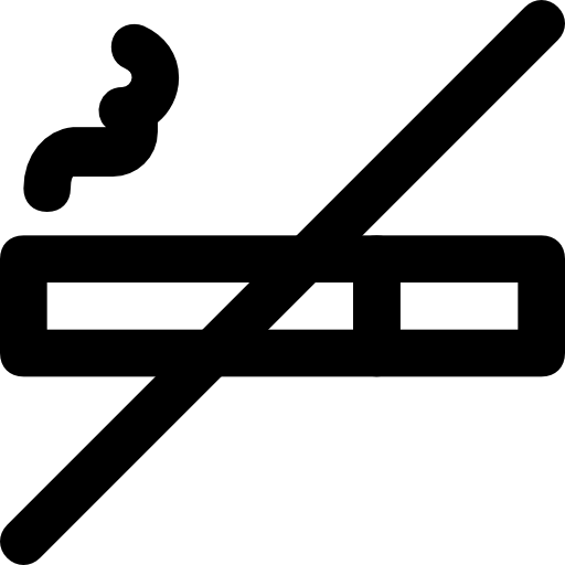 喫煙禁止 Basic Black Outline icon