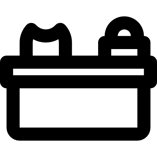 Reception Basic Black Outline icon